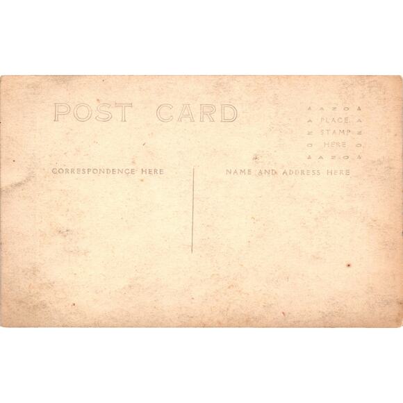 Antique Photo Postcard Woman in White Blouse With Beaded Necklace Portrait - Picture 2 of 2